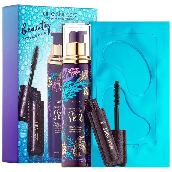 NIB Tarte Skincare Beauty Bounce Back Makeup Recovery 3pc Set - Picture 1 of 1